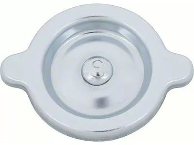 Oil Filler Cap with S Marking; Zinc Coated (68-81 Corvette C3)