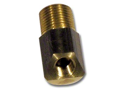 1969-1973 Corvette Oil Line Block. 45 Degree Elbow