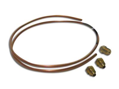 1956-1967 Corvette Oil Line Kit. Copper Small Block