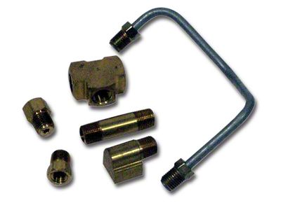1957-1965 Corvette Oil Line Kit. Fuel Injection Distributor
