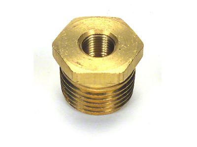 1965-1967 Corvette Oil Pressure Line Adaptor Fitting. 1/2 inch X 1/8 inch