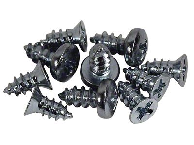 1968 Corvette Outer Window Seal Screw Set. 10pc