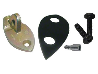 1963-1967 Corvette Outside Mirror Mount Kit. Driver Side 63 Late