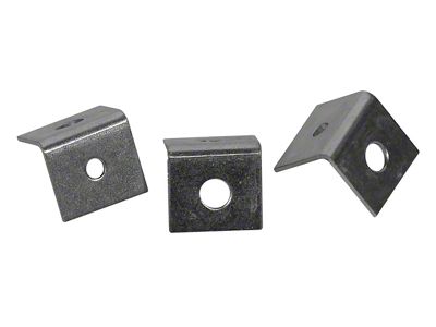 1959-1962 Corvette Package Tray Brackets. 3 Piece Set