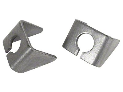 1965-1967 Corvette Park Brake Cable Brackets. Trailing Arm Front
