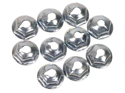Park Brake Slide Retainer Nuts (67-76 Corvette C2 & C3)
