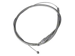 CA Parking Brake Cable; Front; Stainless Steel (64-66 Corvette C2)