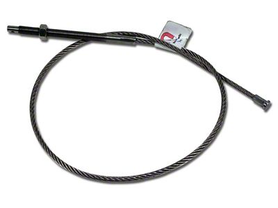 Parking Brake Cable; Front; Stainless Steel (67-82 Corvette C2 & C3)