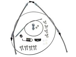 CA Parking Brake Cable Kit; Front and Rear (67-82 Corvette C2 & C3)