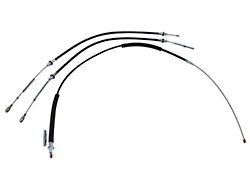 CA Parking Brake Cable Kit; Front and Rear (84-87 Corvette C4)