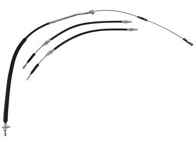 Parking Brake Cable Kit; Front and Rear (88-96 Corvette C4)