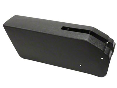 Parking Brake Consoles with Hardware Kit; Black (1967 Corvette C2)