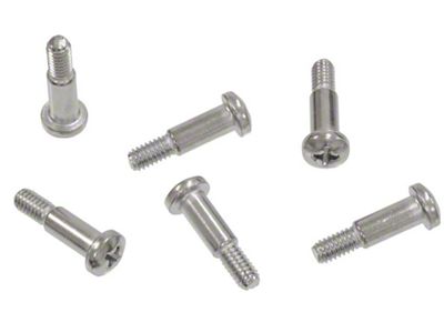 1970-1972 Corvette Parking Light Lens Screws. 6 Piece Set