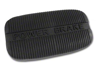 Pedal Pad; Power Brake (63-67 Corvette C2 w/ Automatic Transmission)