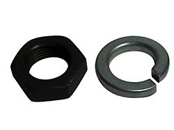 Auto Accessories of America Pitman Arm To Steering Box Nut and Washer (63-82 Corvette C2 & C3)