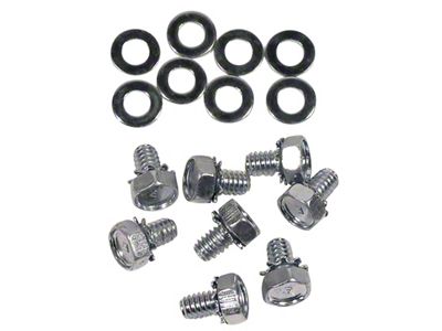 1965-1966 Corvette Plug Shield Screws and Washers. Big Block 16 Piece