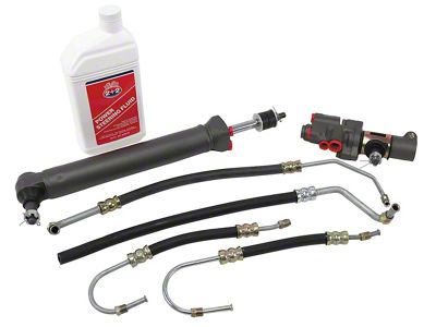 1965-1974 Corvette Power Steering Kit with Rebuilt Valve and Cylinder - Big Block