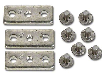 1964-1965 Corvette Power Vent Motor Mount Stud Plates