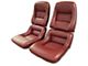 CA Premium Leather Mounted 2-Inch Bolster Seat Upholstery (78-82 Corvette C3)