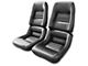 CA Premium Leather Mounted 4-Inch Bolster Seat Upholstery (78-82 Corvette C3)