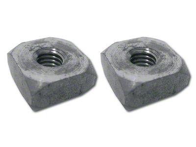 1963-1982 Corvette Radiator Lower Support/Body Mount Nuts. Square