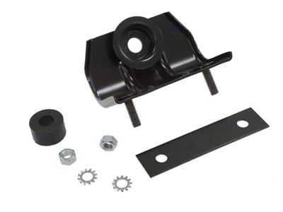 1961-1962 Corvette Radiator Mount Bracket with Cushion and Retainer. Top