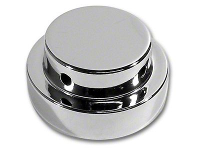 1978-1996 Corvette Radiator Reservoir Cap Cover. Chrome