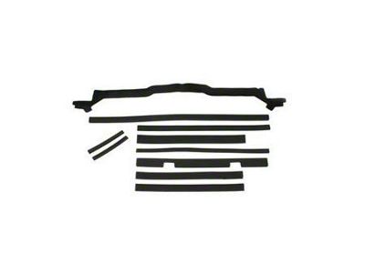 Radiator Support/Shroud Seal Kit (1968 327 V8 Corvette C3 w/ Plastic Shroud)