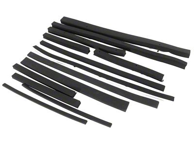 Radiator Support/Shroud Seal Kit (1969 350 V8 Corvette C3 w/ Copper Radiator & Steel Shroud)