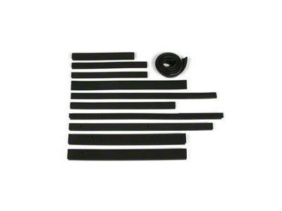 Radiator Support/Shroud Seal Kit (1970 350 V8 Corvette C3 w/ Aluminum Radiator & Steel Shroud)