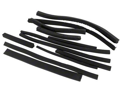 Radiator Support/Shroud Seal Kit (1970 350 V8 Corvette C3 w/ Copper Radiator & Steel Shroud)