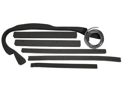 Radiator Support/Shroud Seal Kit (1972 350 V8 Corvette C3 w/ Aluminum Radiator & Steel Shroud)