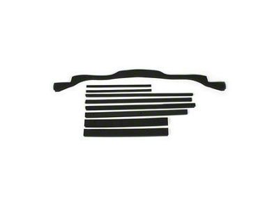 Radiator Support/Shroud Seal Kit (1972 350 V8 Corvette C3 w/ Aluminum Radiator & Plastic Shroud)