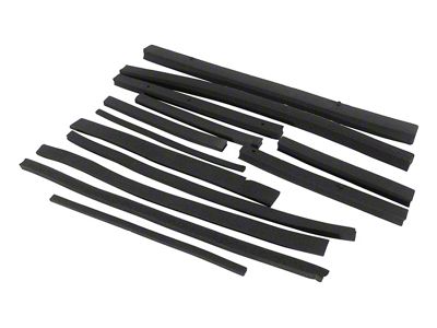 Radiator Support/Shroud Seal Kit (1970 350 LT1 V8 Corvette C3; 1970 Corvette C3 w/ A/C)