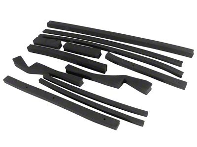 Radiator Support/Shroud Seal Kit (Early 1976 Corvette C3 w/ A/C)