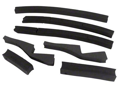 Radiator Support/Shroud Seal Kit (1978 350 L82 V8 Corvette C3; 1978 Corvette C3 w/ A/C)