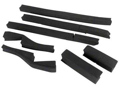 Radiator Support/Shroud Seal Kit (1979 350 L82 V8 Corvette C3; 1979 Corvette C3 w/ A/C)
