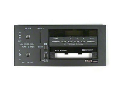 1985-1989 Corvette Radio Face Kit