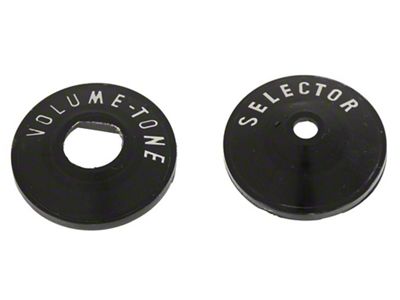 1958 Corvette Radio Indicator Backplates