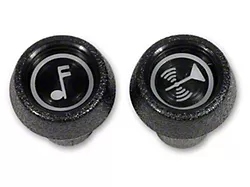 1972-1976 Corvette Radio Knobs. Volume/Tune