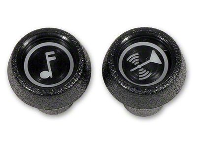 1972-1976 Corvette Radio Knobs. Volume/Tune