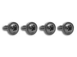 CA Radio Side Panel Screws; 4-Piece (63-67 Corvette C2)