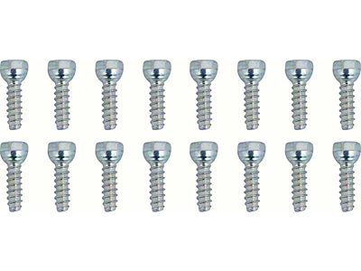 1967-1970 Corvette Rally Wheel Ornament Screw Set - 16 Piece