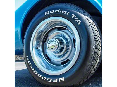 Rallye Silver 4-Wheel Kit; 15x7; -6.35mm Offset (1968 Corvette C3)
