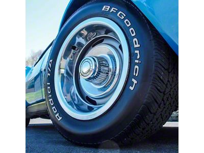 Rallye Silver 4-Wheel Kit; 15x7; -6.35mm Offset (1968 Corvette C3)
