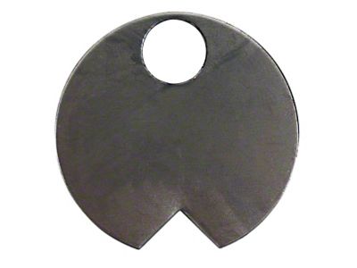 Rear Axle Ratio Metal ID Tag; 3.70 (55-62 Corvette C1)