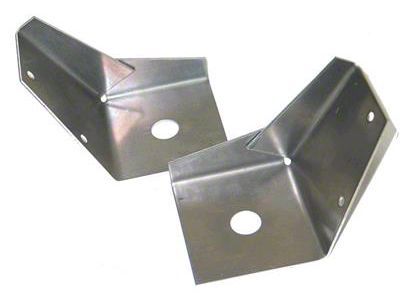 1956-1958 Corvette Rear Body Mount Reinforcements. Aluminum