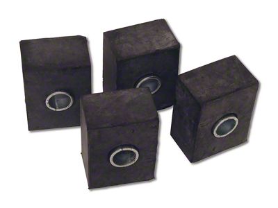 1956-1957 Corvette Rear Bumper Center Mount Blocks and Bushings