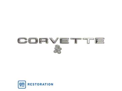 Rear Bumper Emblem Letters (74-75 Corvette C3)