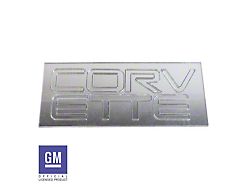 CA Rear Bumper Lettering; Acrylic Chrome (91-96 Corvette C4)